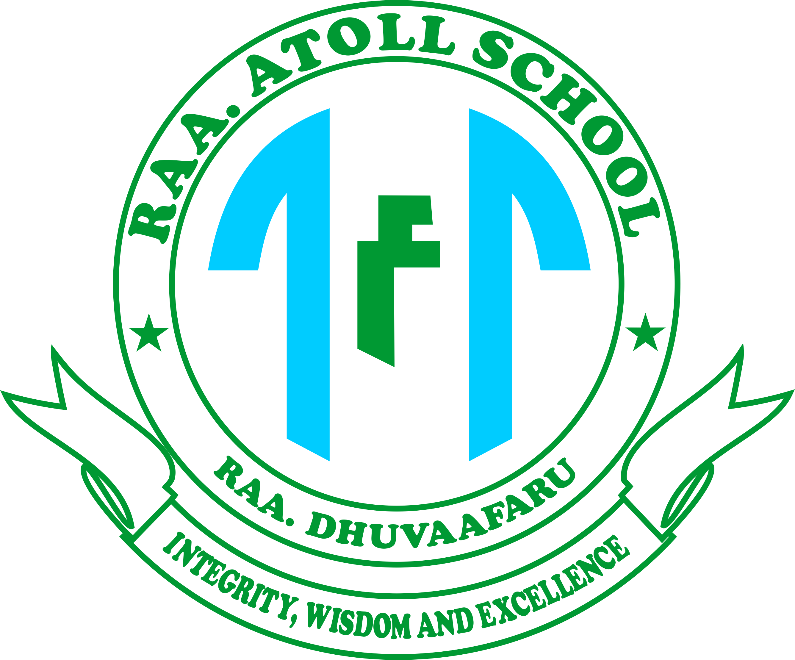 R. Atoll school logo